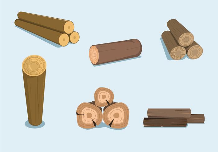 Wood Logs Vector