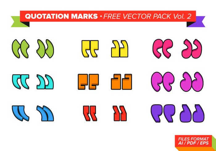Quotation Mark Free Vector Pack Vol. 2 Quotation Mark Free Vector Pack Vol. 2