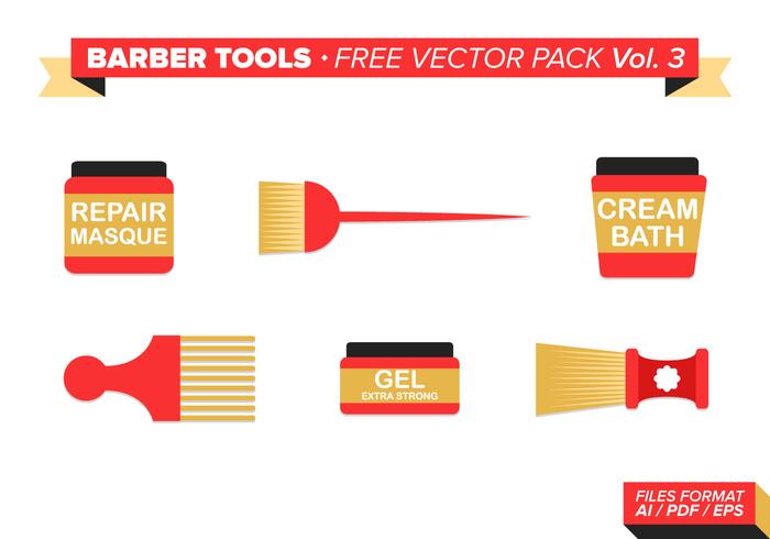 Barber Tools Free Vector Pack Vol. 3 Barber Tools Free Vector Pack Vol. 3