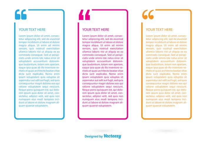 Quotation Mark Text Boxes Quotation Mark Text Boxes