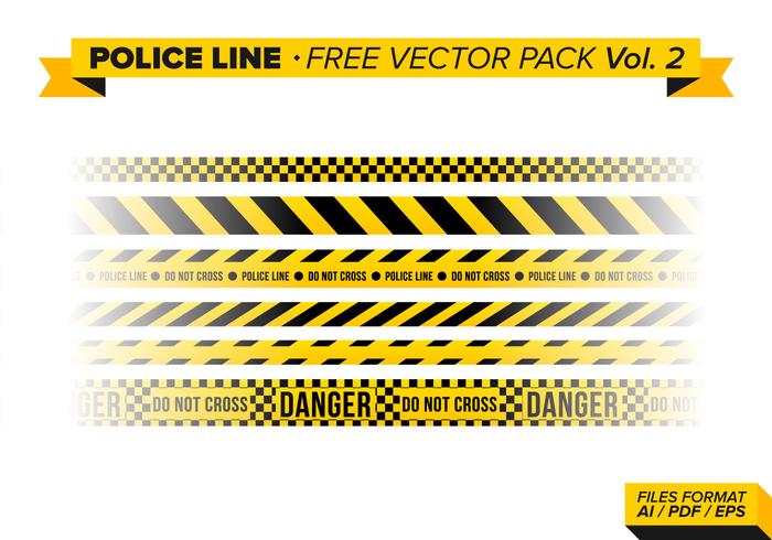 Police Line Free Vector Pack Vol. 2 Police Line Free Vector Pack Vol. 2