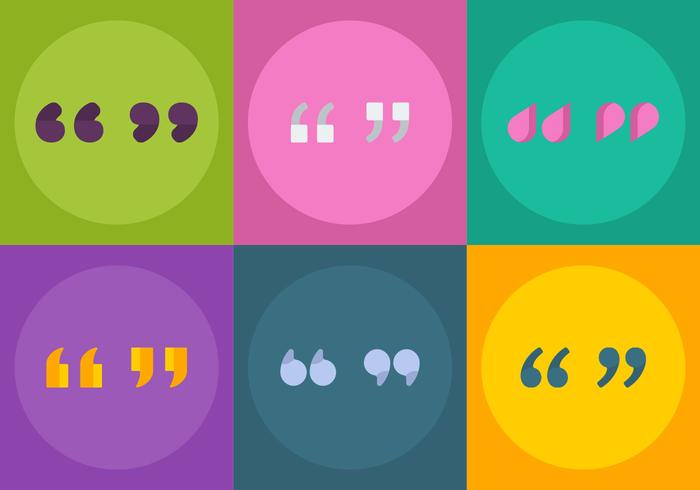 Free Vector Quotation Marks