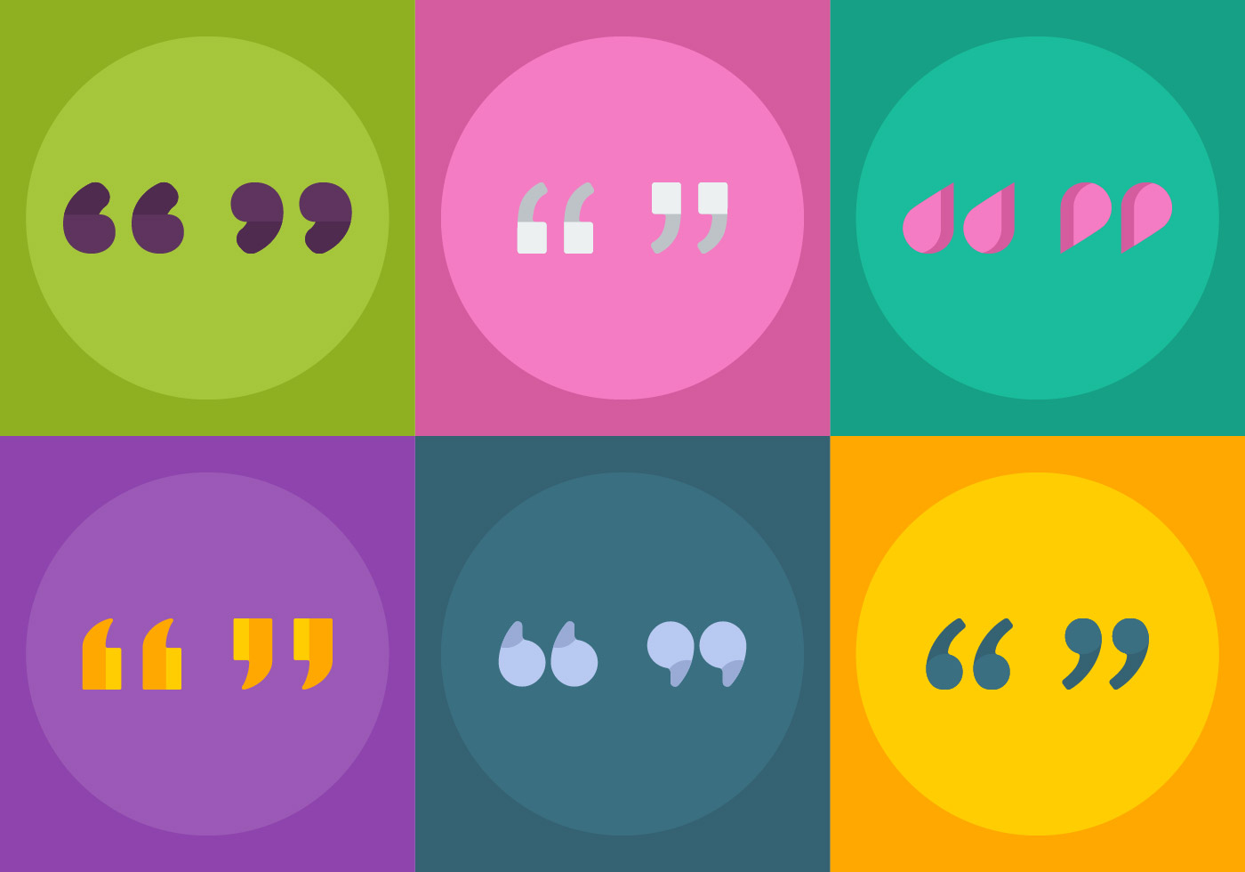 Free Vector Quotation Marks - Download Free Vectors ...