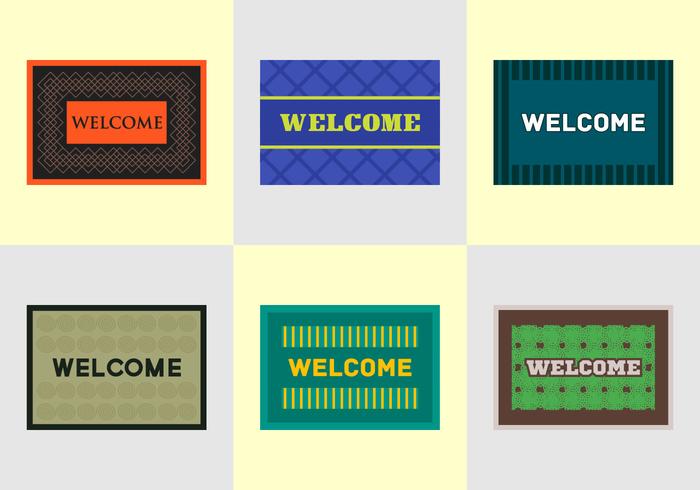 Free Welcome Mat Vectors