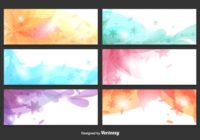 Abstract Floral Backgrounds vector