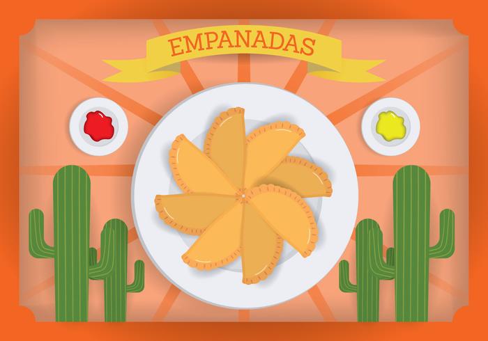 Vector empanada