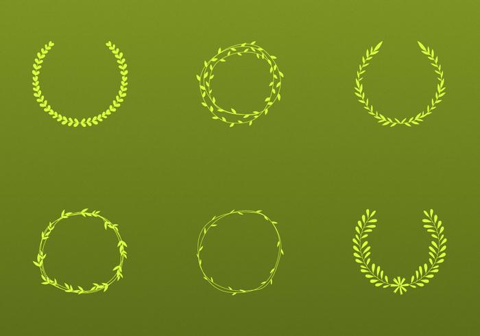 Olive Wreath Vectors Olive Wreath Vectors