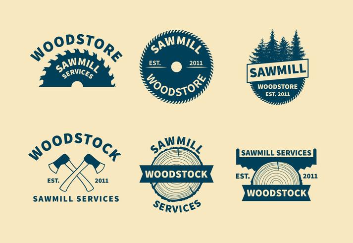 Sawmill Logo Vectors