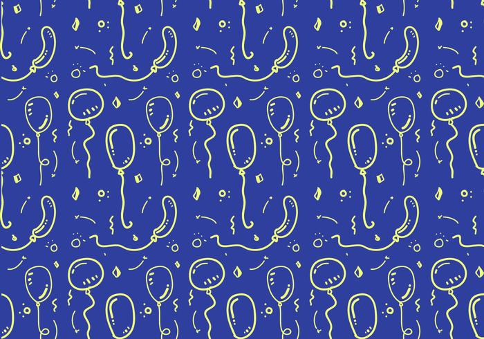 Free Balloons Pattern Vector