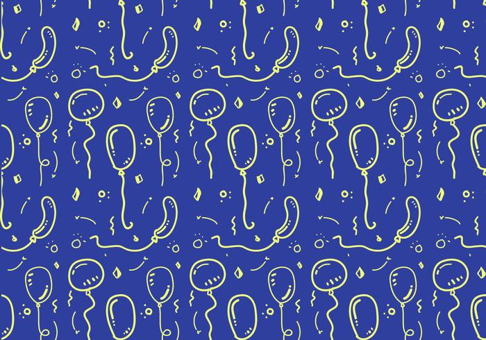 Free Balloons Pattern Vector