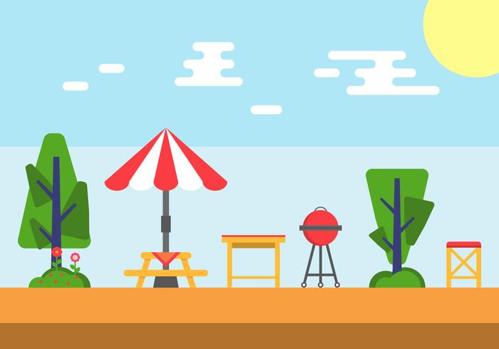 Free Family Picnic Vector Ilustraciones # 5