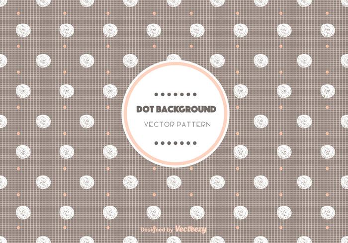 Chocolate Dot Pattern Vector