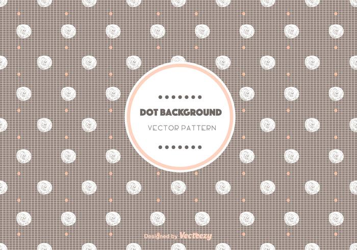 Chocolate Dot Pattern Vector