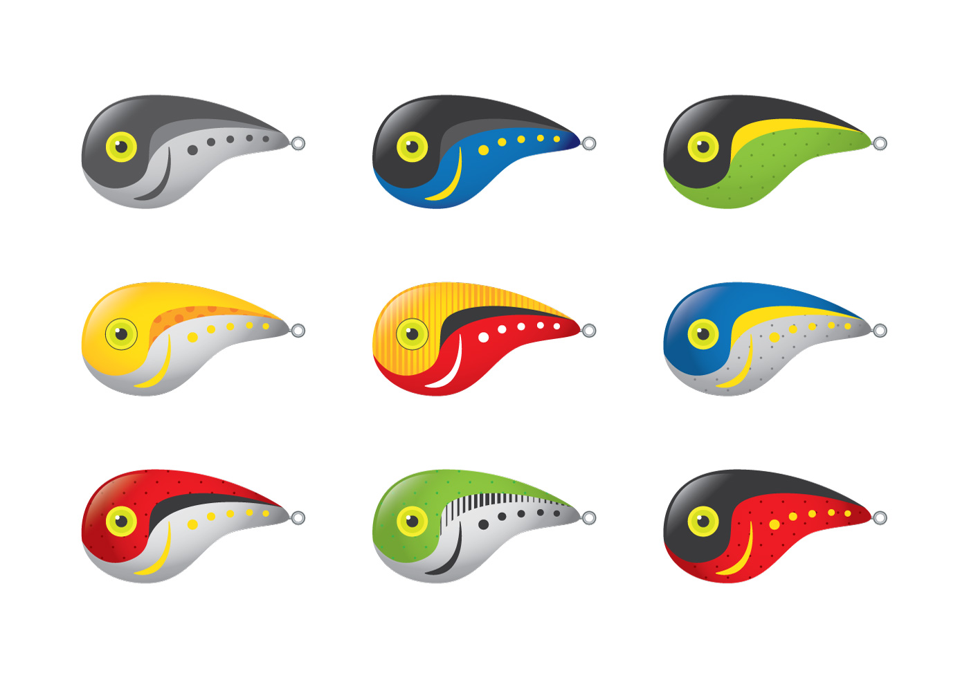 Rapala Crawdad Fishing Lure Vectors 103413 Vector Art at Vecteezy