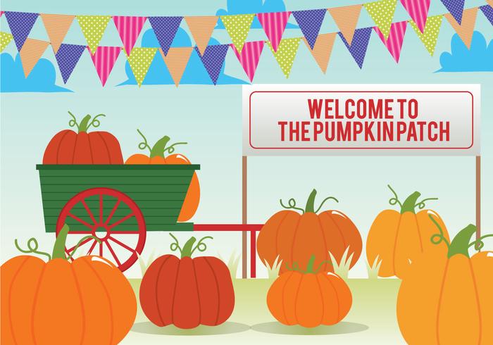Pumpkin Patch Vector Pumpkin Patch Vector