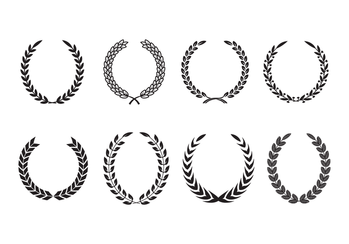 Olive Wreath Vector