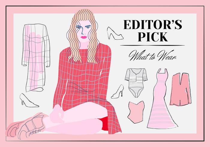 Free Women Wear Vector Elements Free Women Wear Vector Elements
