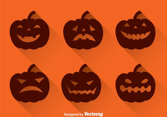 Silueta de la calabaza vector