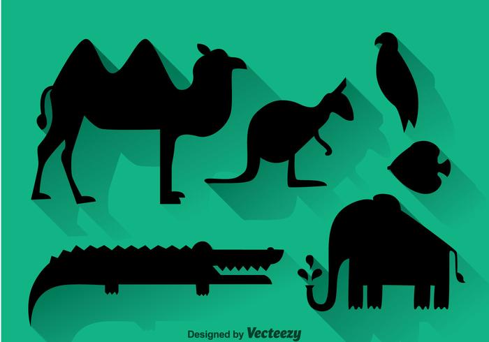 Animal Black Silhouette vector