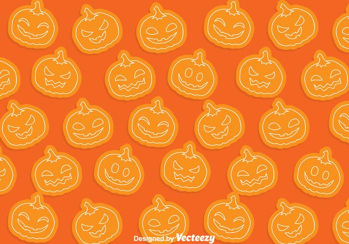 Patrón de calabaza vector