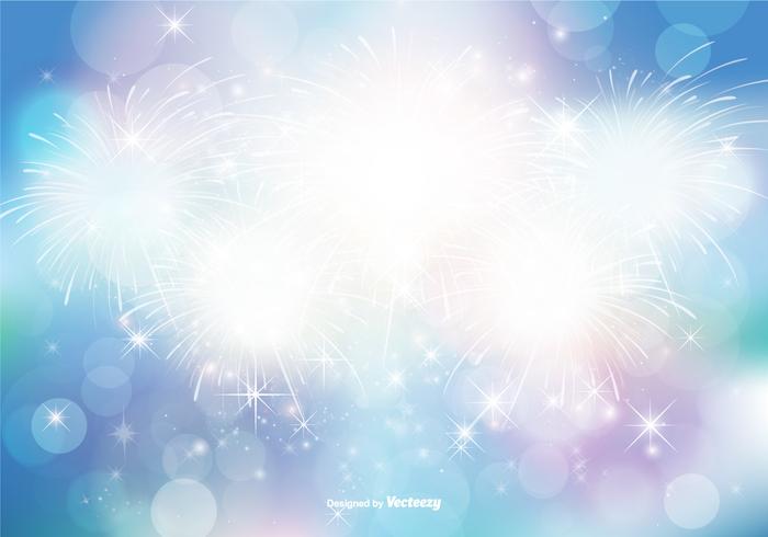 Abstract Bokeh and Glitter Background Illustration vector