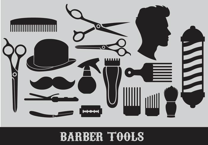 Barber Tools Vectors 103501 Vector Art at Vecteezy