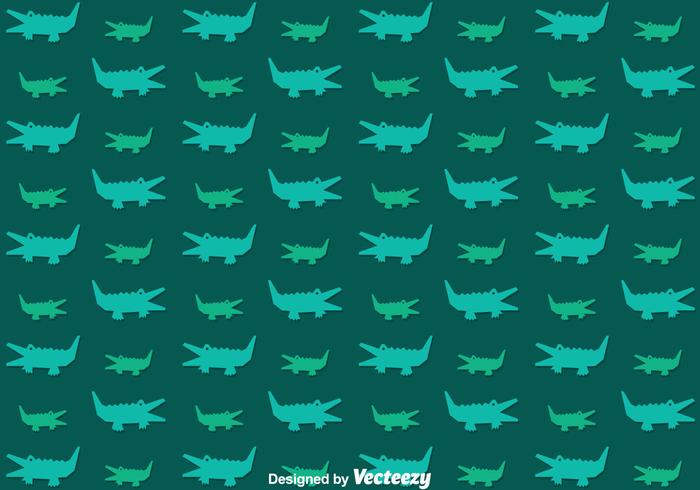 Alligator Pattern Vector