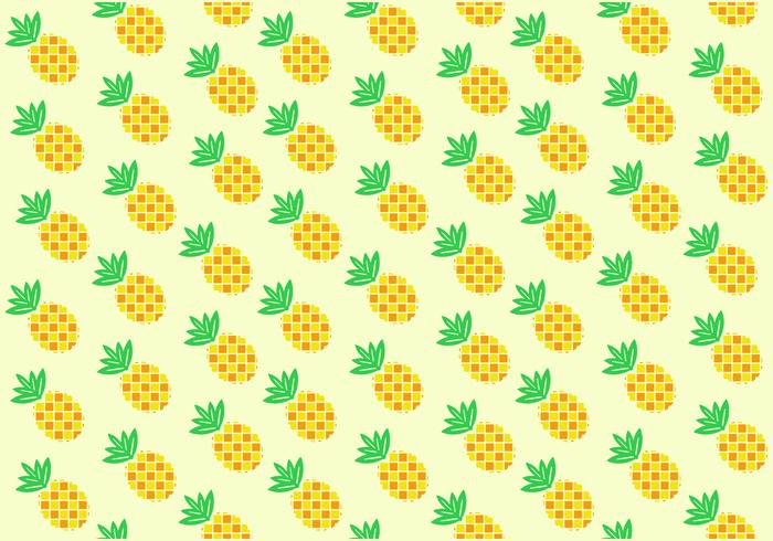 Seamless Pineapple Ananas Pattern vector