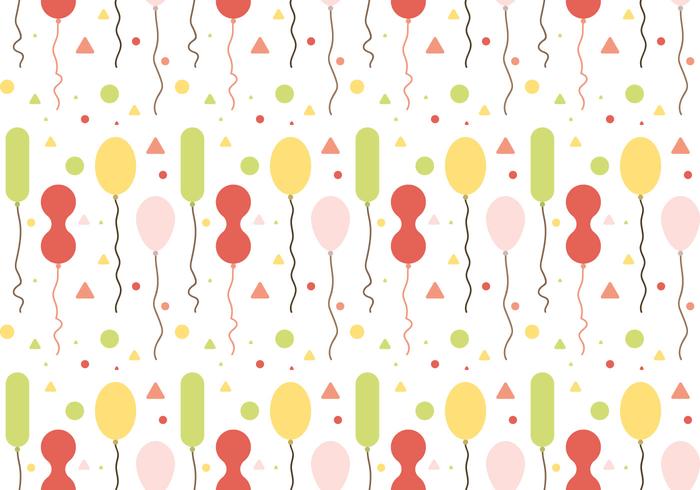 Free Balloons Pattern Vector #1 Free Balloons Pattern Vector #1