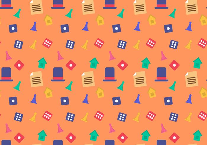 Free Monopoly Pattern 4 vector