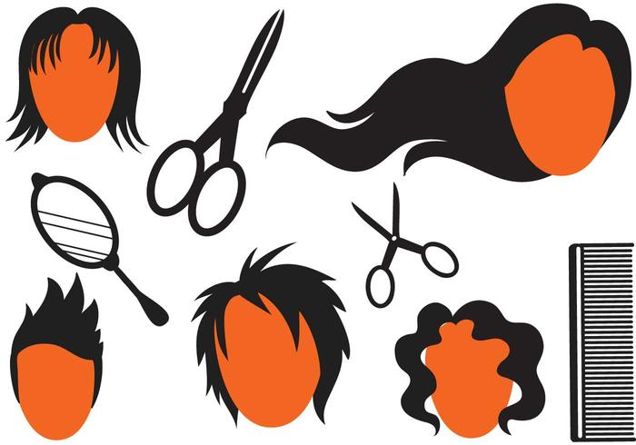 Free Hairstyle Vectors 2