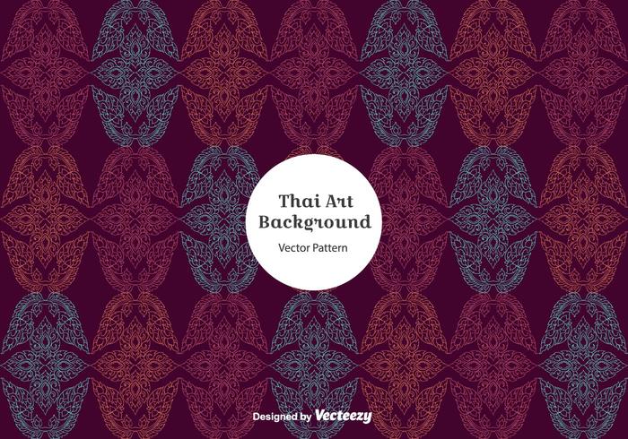 Free Purple Thai Pattern Vector Free Purple Thai Pattern Vector