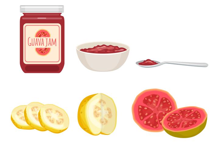 Guava Jam Vectors Guava Jam Vectors