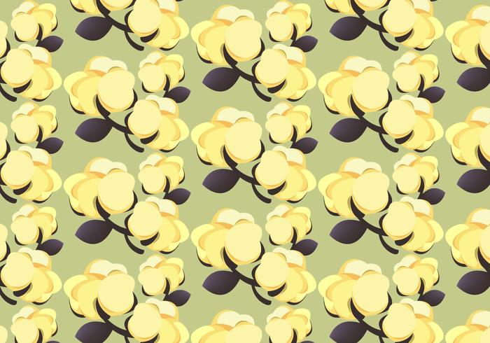 Free Cotton Plant 100 Pattern Vector