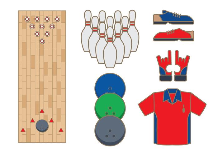 Bowling Alley Vector