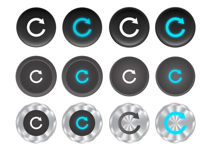 Reproducir Button Vectors