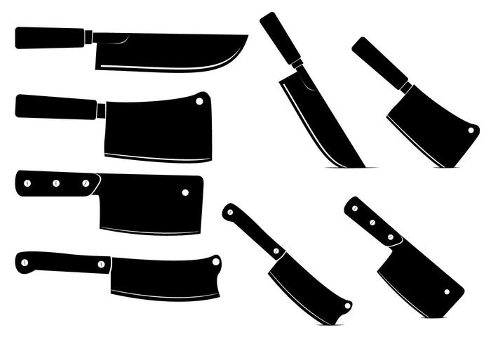 Cleaver Silhouette Vectors