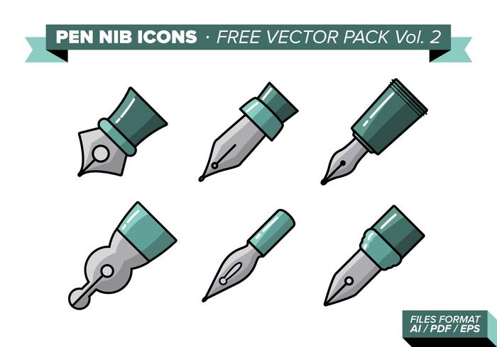 Pen Nib Free Vector Pack Vol. 2 Pen Nib Free Vector Pack Vol. 2