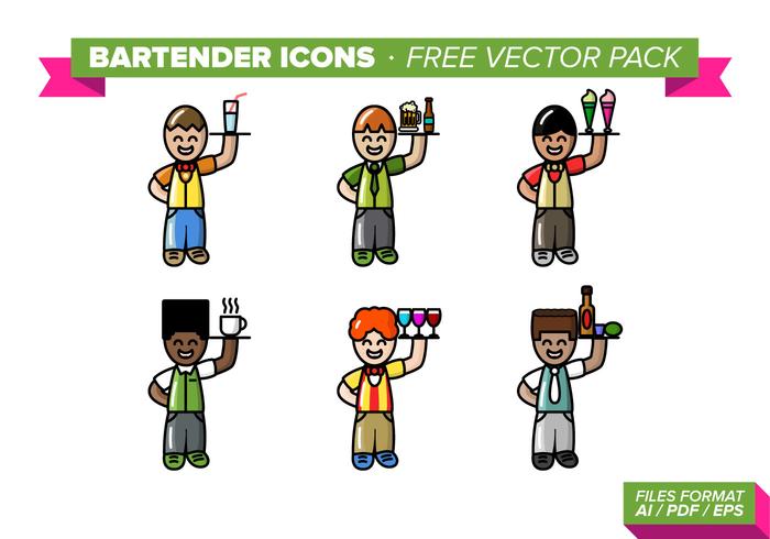 Bartender Icons Free Vector Pack Bartender Icons Free Vector Pack