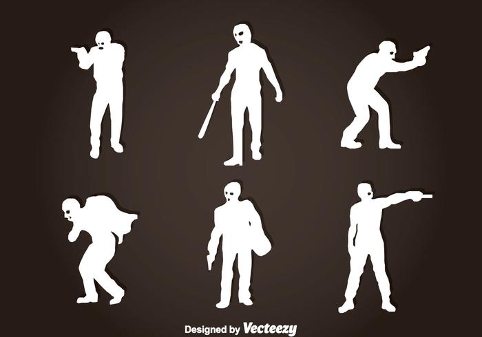 Robber Silhouette vector