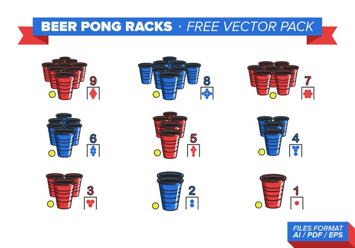 Beer Pong Racks Free Vector Pack Beer Pong Racks Free Vector Pack