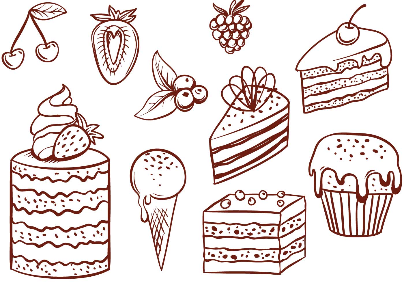 Download Free Cake Vectors - Download Free Vector Art, Stock ...