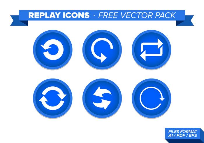 Wiederholen Icons Free Vector Pack Wiederholen Icons Free Vector Pack