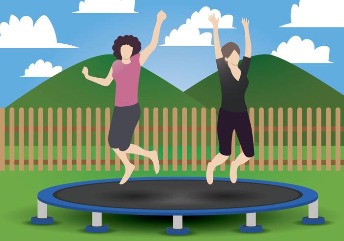 Trampolín Vector