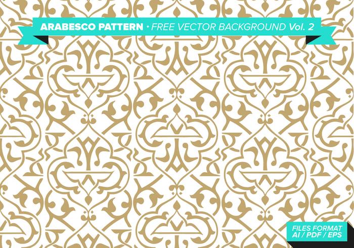 Arabesco Pattern Free Vector Background Vol. 2 Arabesco Pattern Free Vector Background Vol. 2