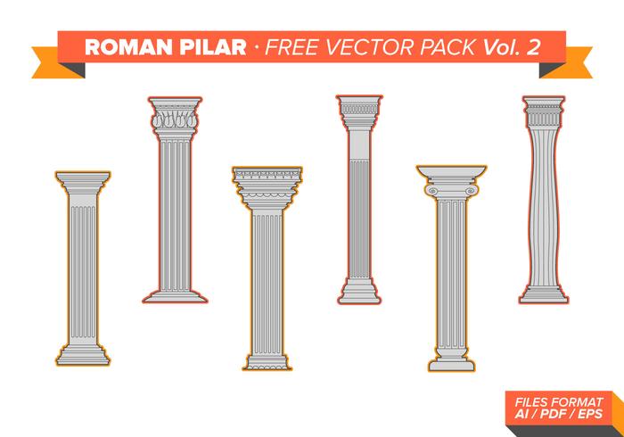 Roman Pillar Free Vector Pack Vol. 2 Roman Pillar Free Vector Pack Vol. 2