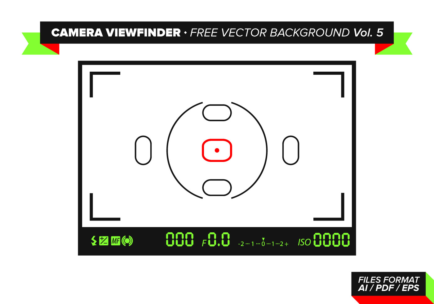 Camera Viewfinder Free Vector Background Vol. 5 Download Free Vectors
