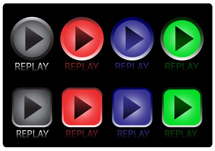 Replay Icon Vectors