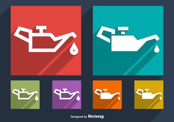 Oil Change Symbol Vectors