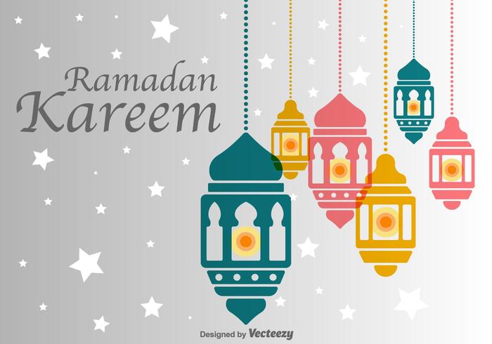 Pelita Muslim Backdrop vector